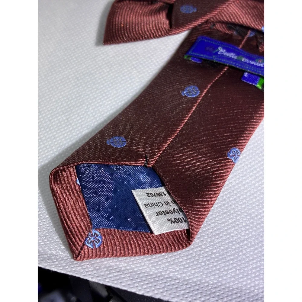 Boys Tie Bundle 3pc Clip-On and Zipper Ties Olive Burgundy Grey Formal Wear